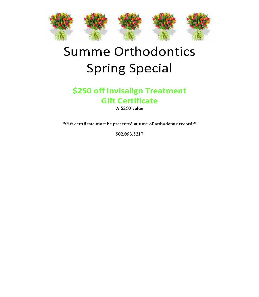 Spring Gift Certificate