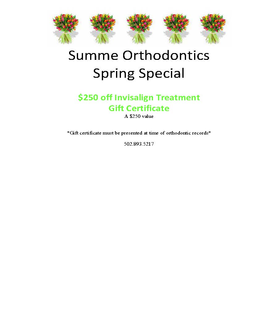 Spring Gift Certificate